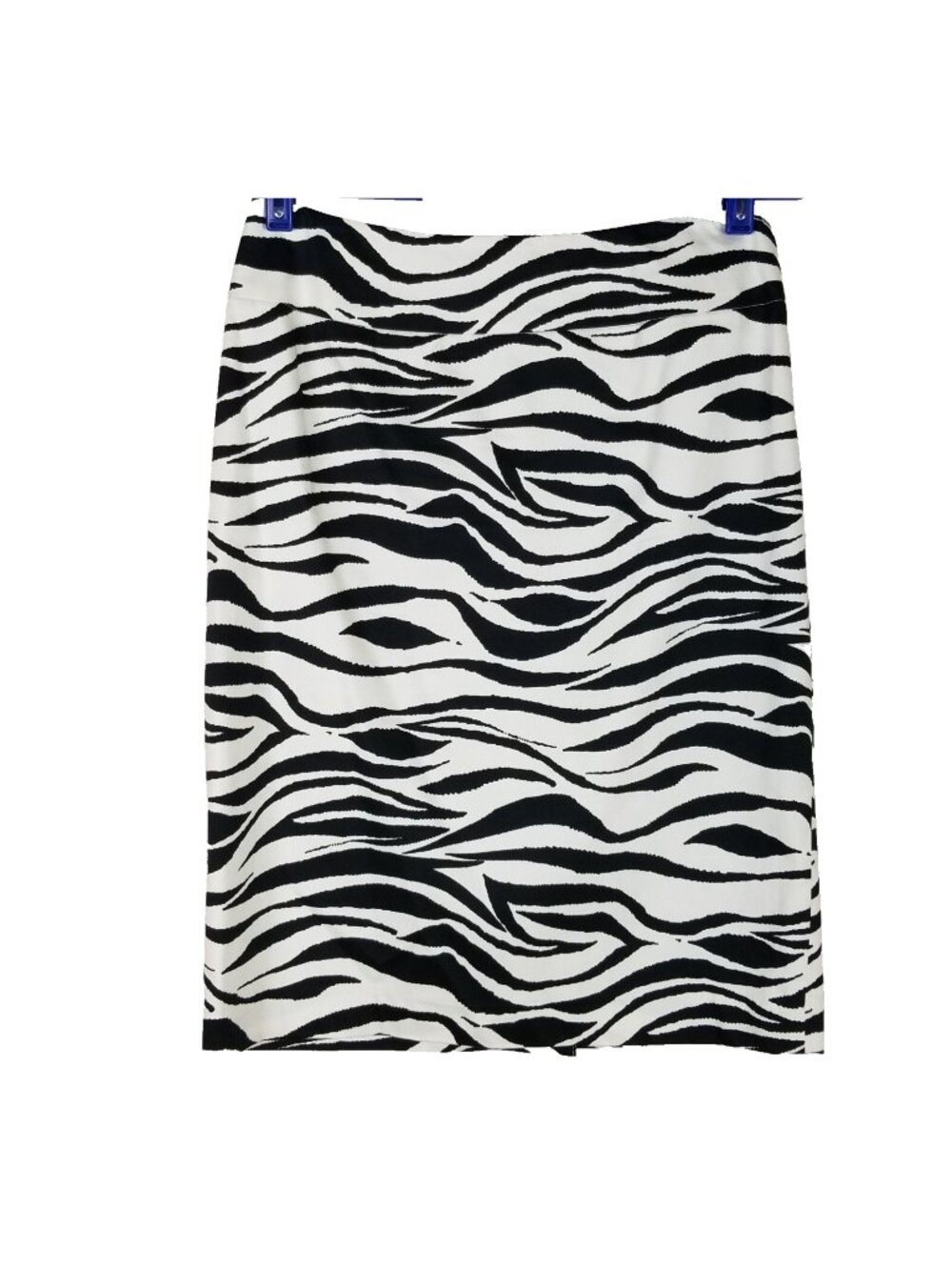 Focus 2000 black and white career pencil skirt size 4